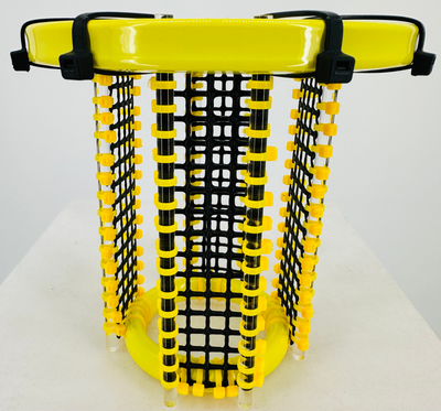 Fully Assembled Hydro Crib System 6in Outer Ring With 3.5in Inner Rings, Lemon Peel. Black Mesh, Yellow zip ties, Hydro Light and Disc, Air Pump Installed Bubbler, Siphon Hose, Plant Food, USB adapter