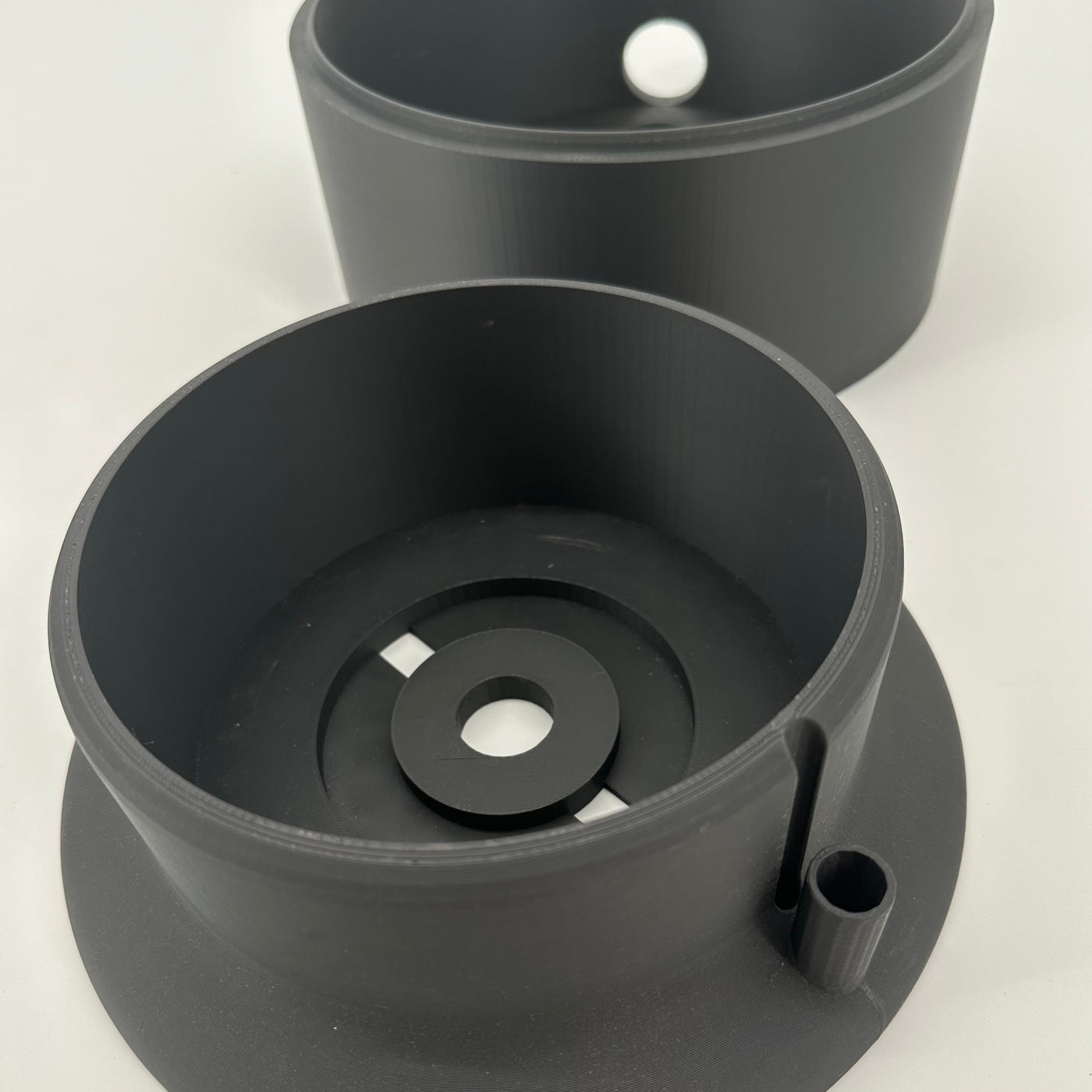 ITEM #  001 - Black Matte 3-D Printed Hydro Base and Bowl 6in opening -  $139.95 now $49.95 CLEARANCE ALL SALES FINAL!