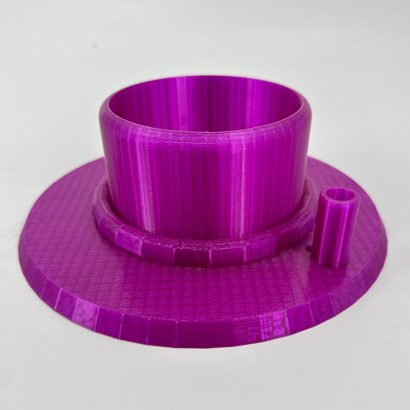 ITEM #  024 Fuchsia 3-D Printed Hydro Base 4in opening  -  $49.95 now $19.95 CLEARANCE ALL SALES FINAL!
