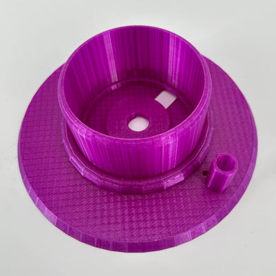 ITEM #  024 Fuchsia 3-D Printed Hydro Base 4in opening  -  $49.95 now $19.95 CLEARANCE ALL SALES FINAL!