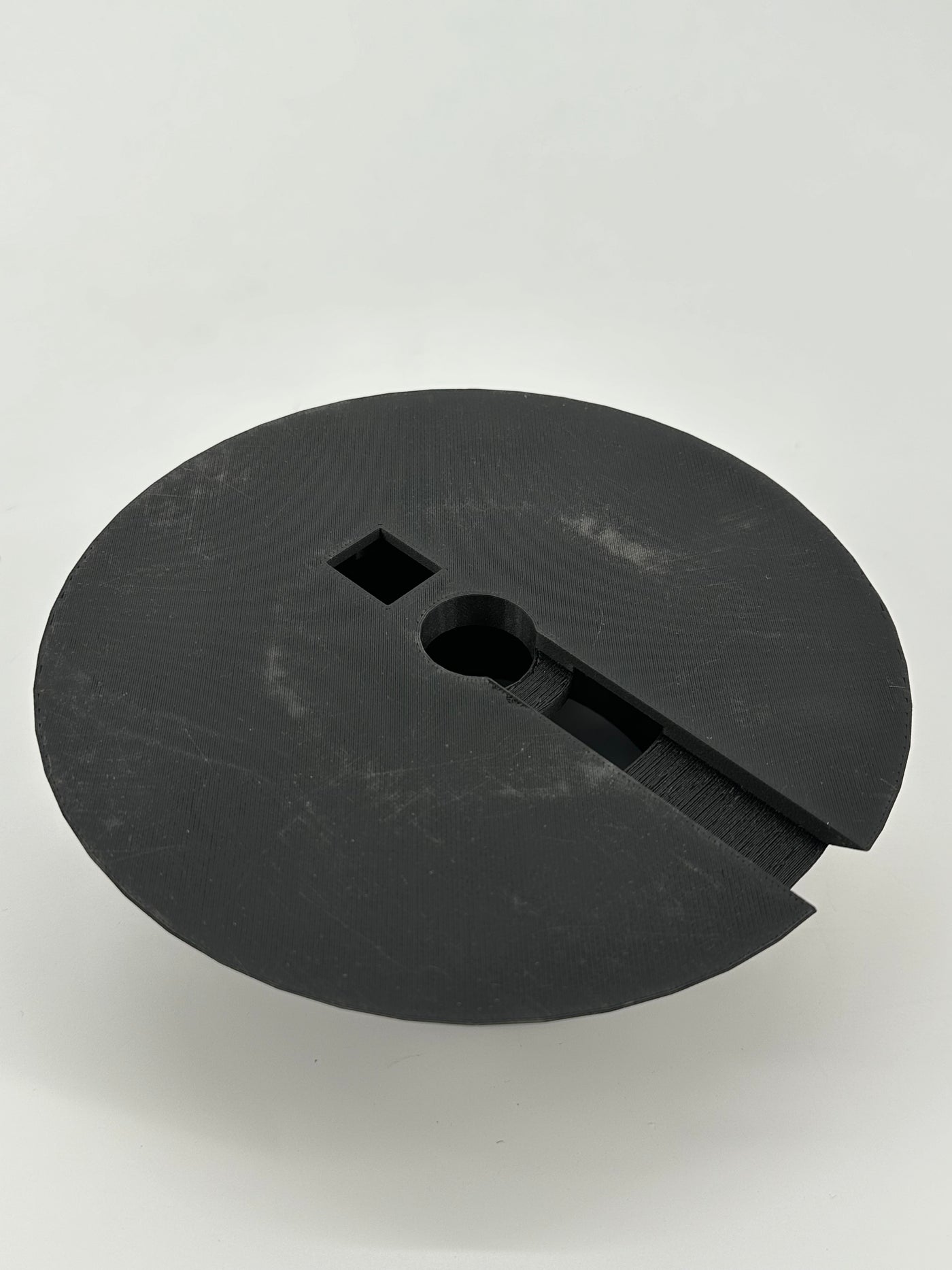 ITEM #  026, Black with Gold 3-D Printed Hydro Base 4in opening  -  $49.95 now $19.95 CLEARANCE ALL SALES FINAL!