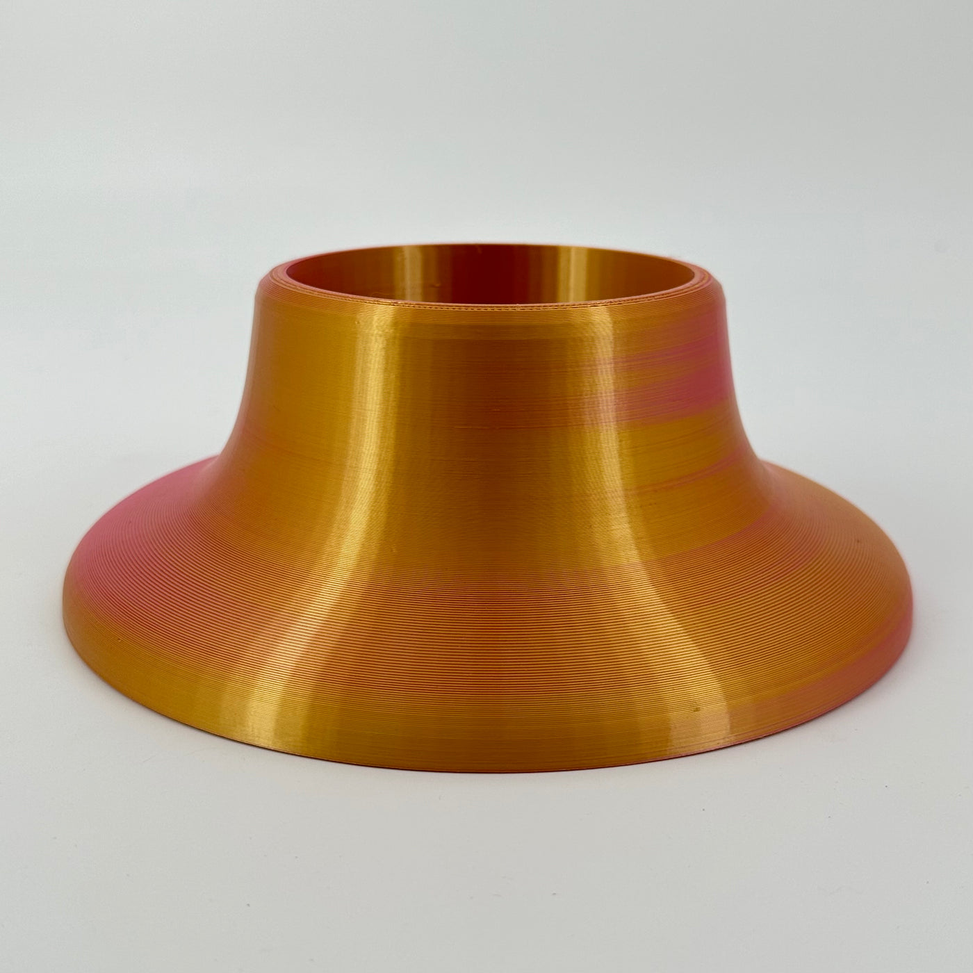 ITEM #  028  Orange, Fuchsia, Yellow 3-D Printed Hydro Base 4in opening, 4x18in cylinder, Hydro Light  -  $94.95 now $47.95 CLEARANCE ALL SALES FINAL! $94.95 Now $47..95