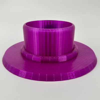 ITEM #  024 Fuchsia 3-D Printed Hydro Base 4in opening  -  $49.95 now $19.95 CLEARANCE ALL SALES FINAL!