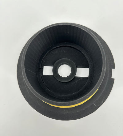 ITEM #  026, Black with Gold 3-D Printed Hydro Base 4in opening  -  $49.95 now $19.95 CLEARANCE ALL SALES FINAL!