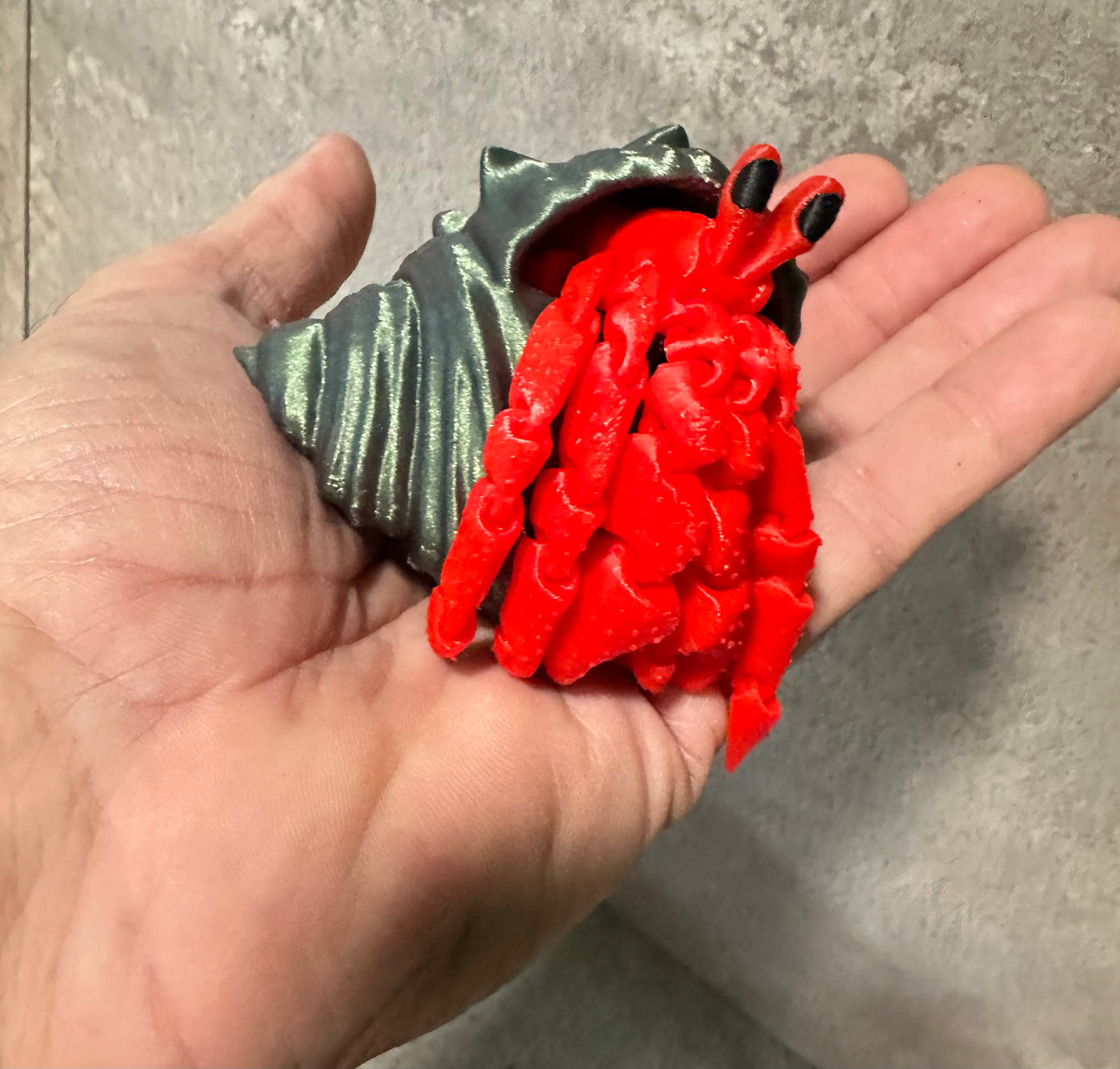 3d Printed Plant Accent - Crab With Shell  Limited Supply Steal Deal! $12.95 Free Shipping!