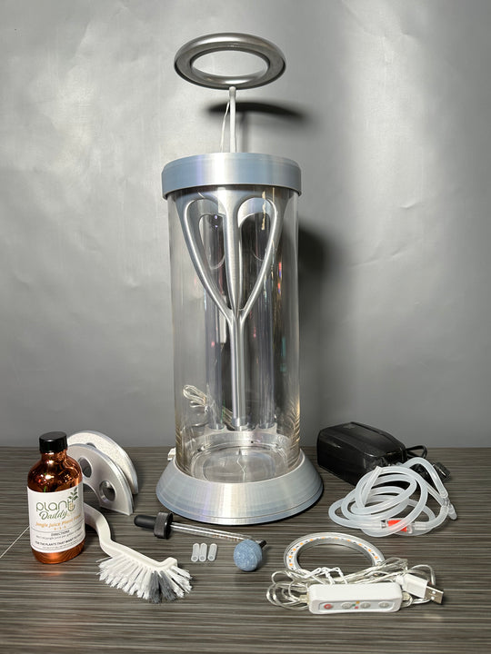 SALE!!    PLANT DADDY GRO G2-PS (PLANT STAND) System - Silver - FREE FREIGHT ON THIS PRODUCT (Ships in 3 -5 days)