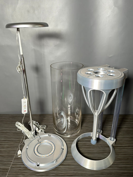 SALE!!    PLANT DADDY GRO G2-PS (PLANT STAND) System - Silver - FREE FREIGHT ON THIS PRODUCT (Ships in 3 -5 days)