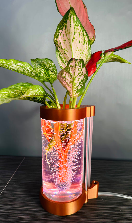 PLANT DADDY GRO G2-SQUIRT Desk Top Hydroponic System (With Plant Stand) – FREE FREIGHT – LAUNCH SALE: Save $10 (Now $89.95, Was $99.95)